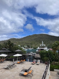 View of Marigot Bay harbor