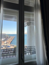 View from our room..on a clear day you can see the alps