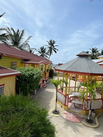 View from double room patio
