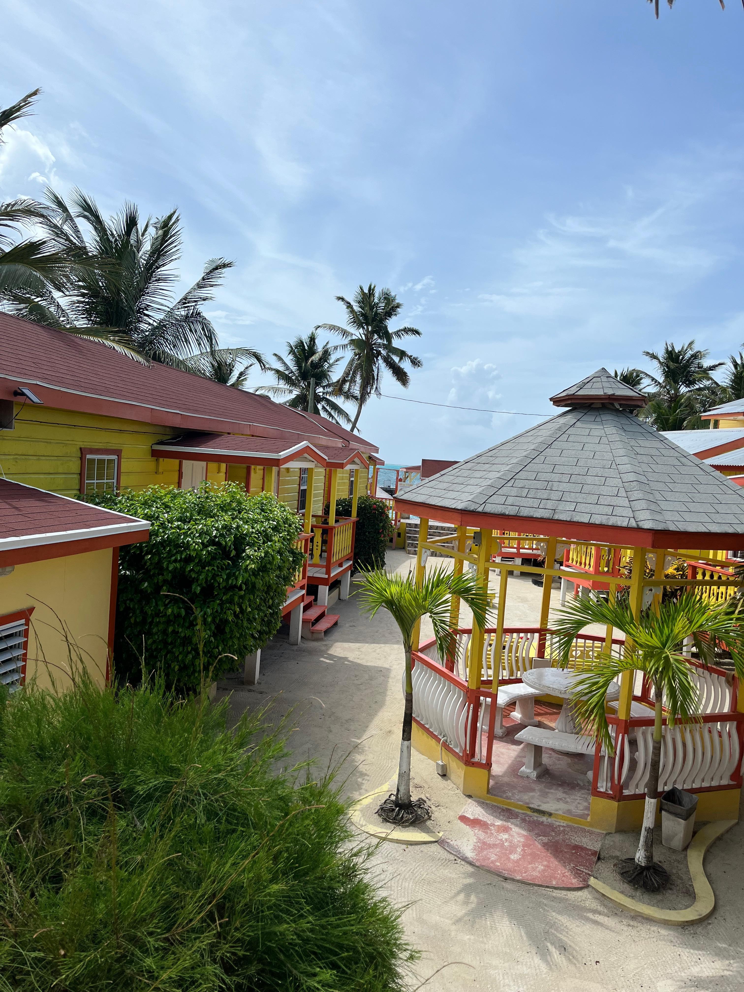 View from double room patio
