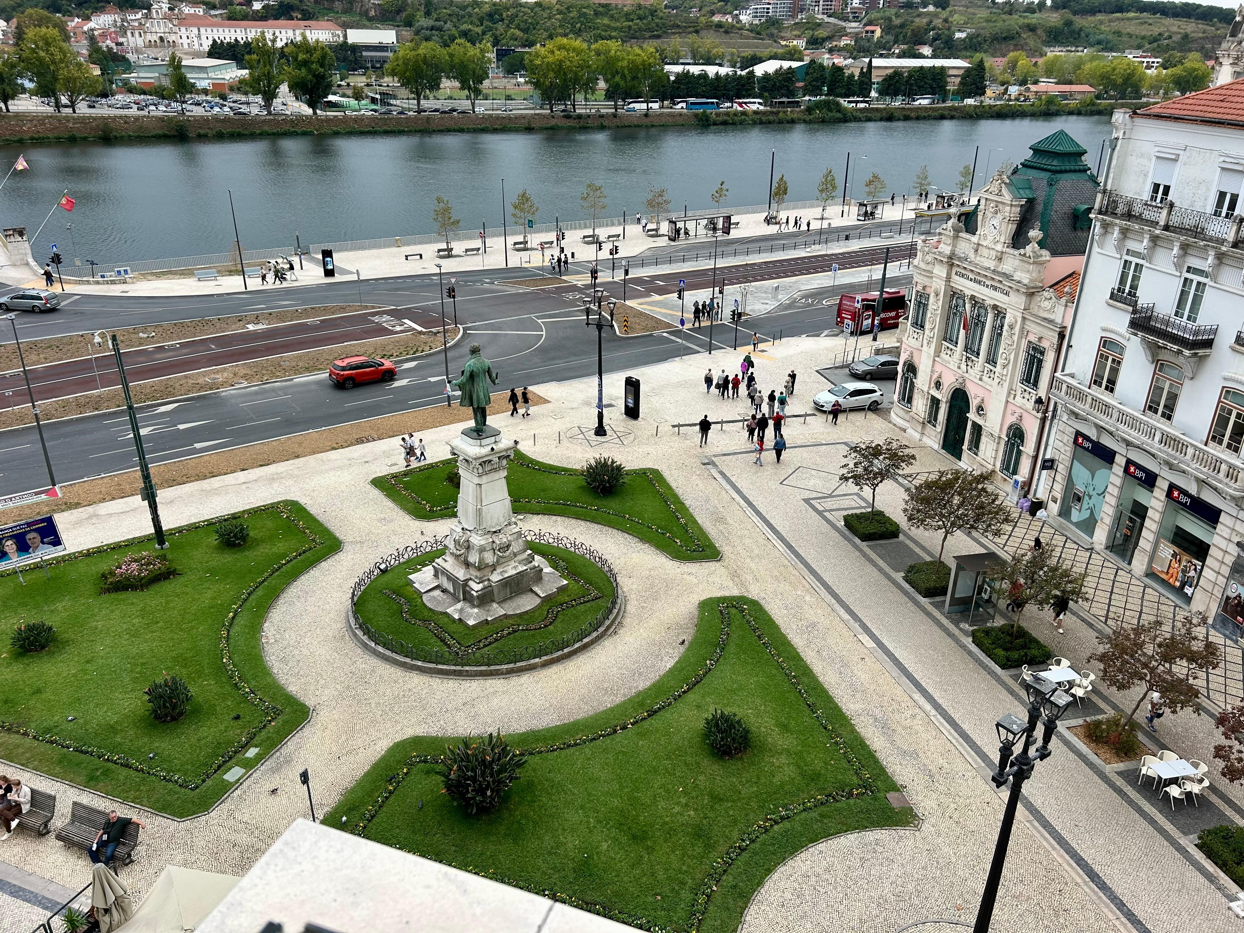 From balcony where breakfast is served.