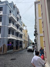 Right outside of the property!