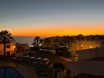 Sunset bbqing on the roof