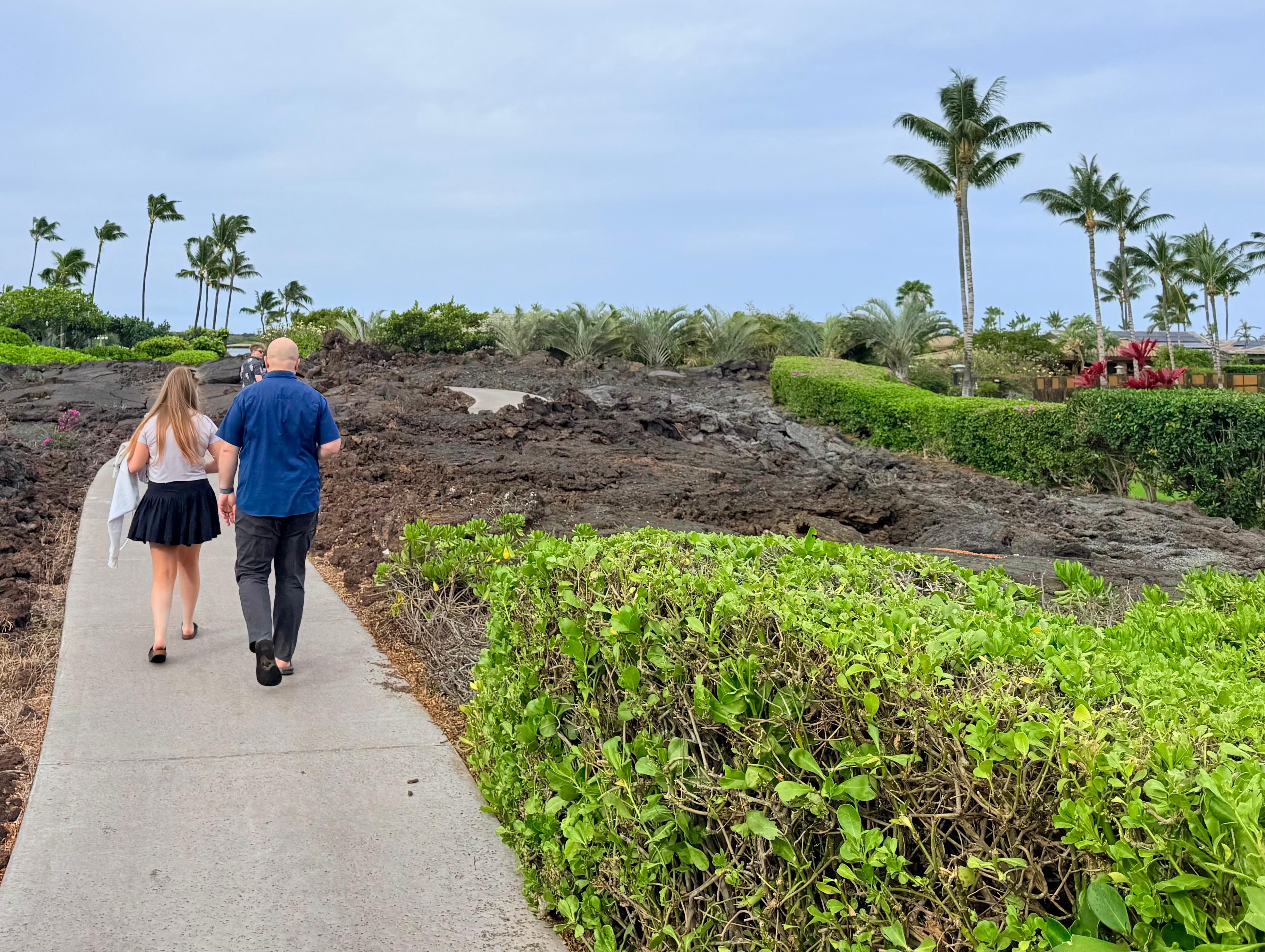Beautiful walk to the beach.
