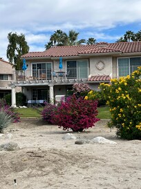 Back of the condo from the nature preserve trail.
