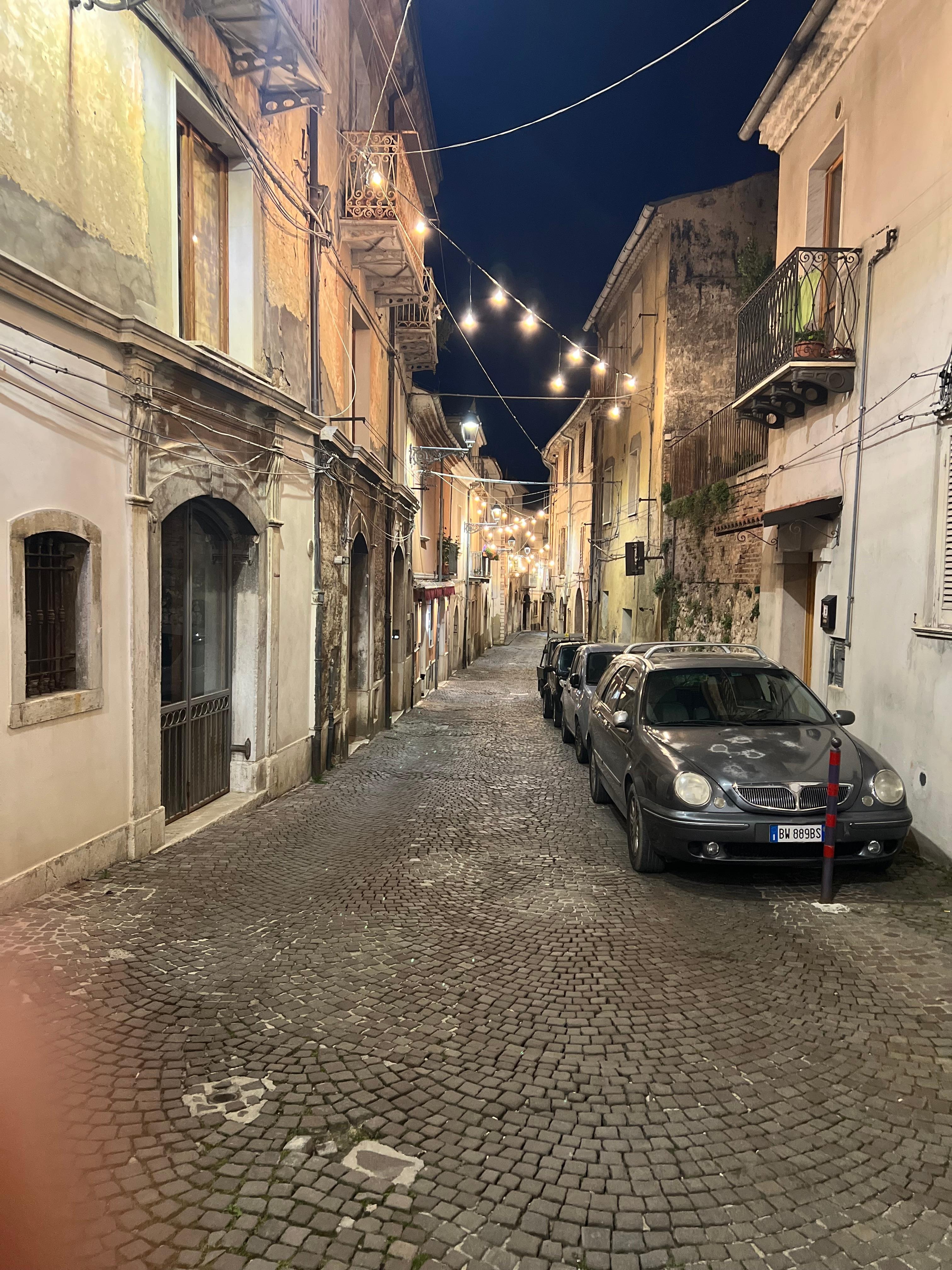 Clean quiet street to walk.