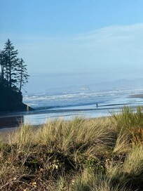 Looking toward Pacific City and its Haystack Rock! Even bigger than Cannon Beach’s