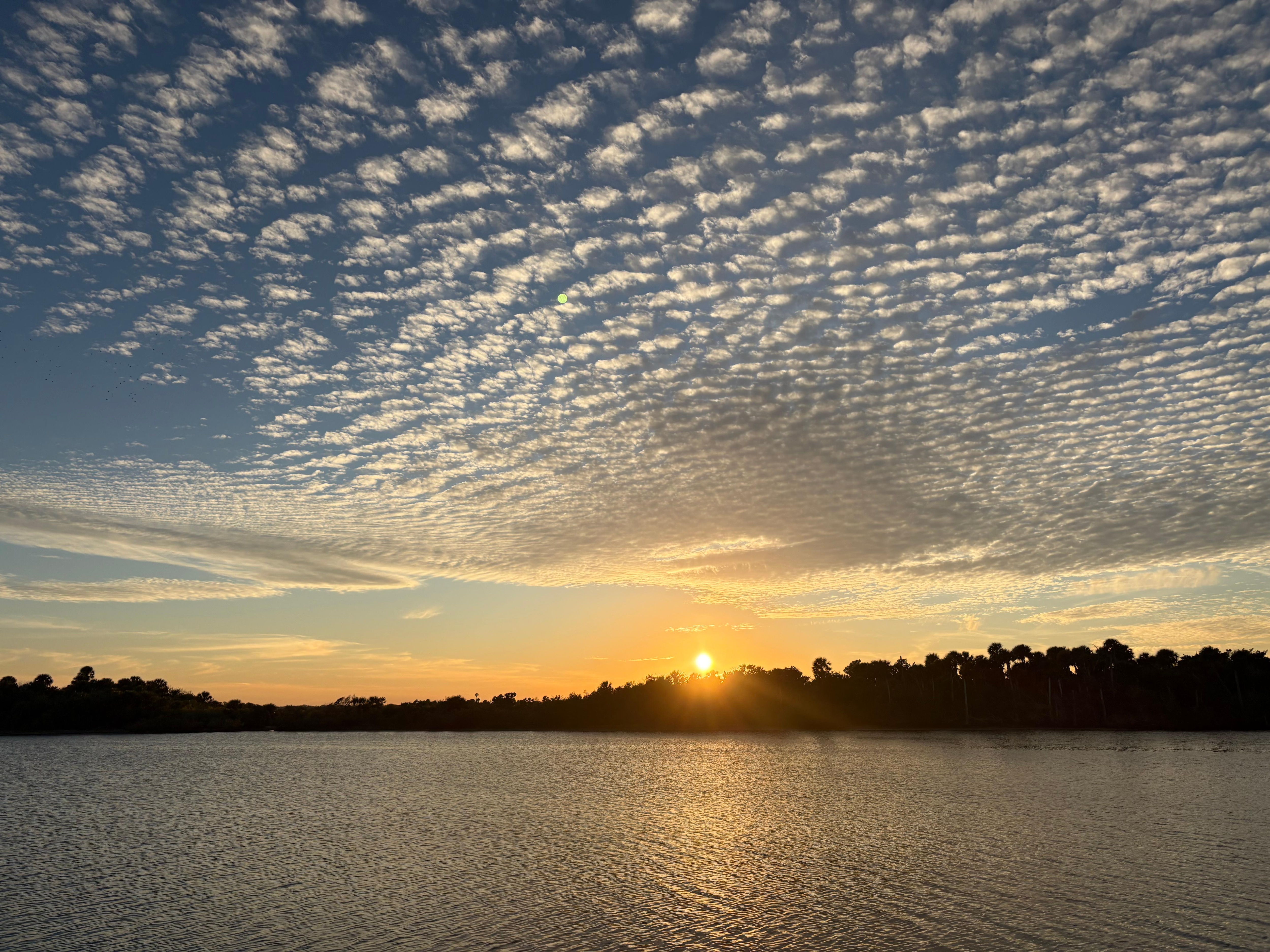 Halifax River sunset at Sea Breeze Park