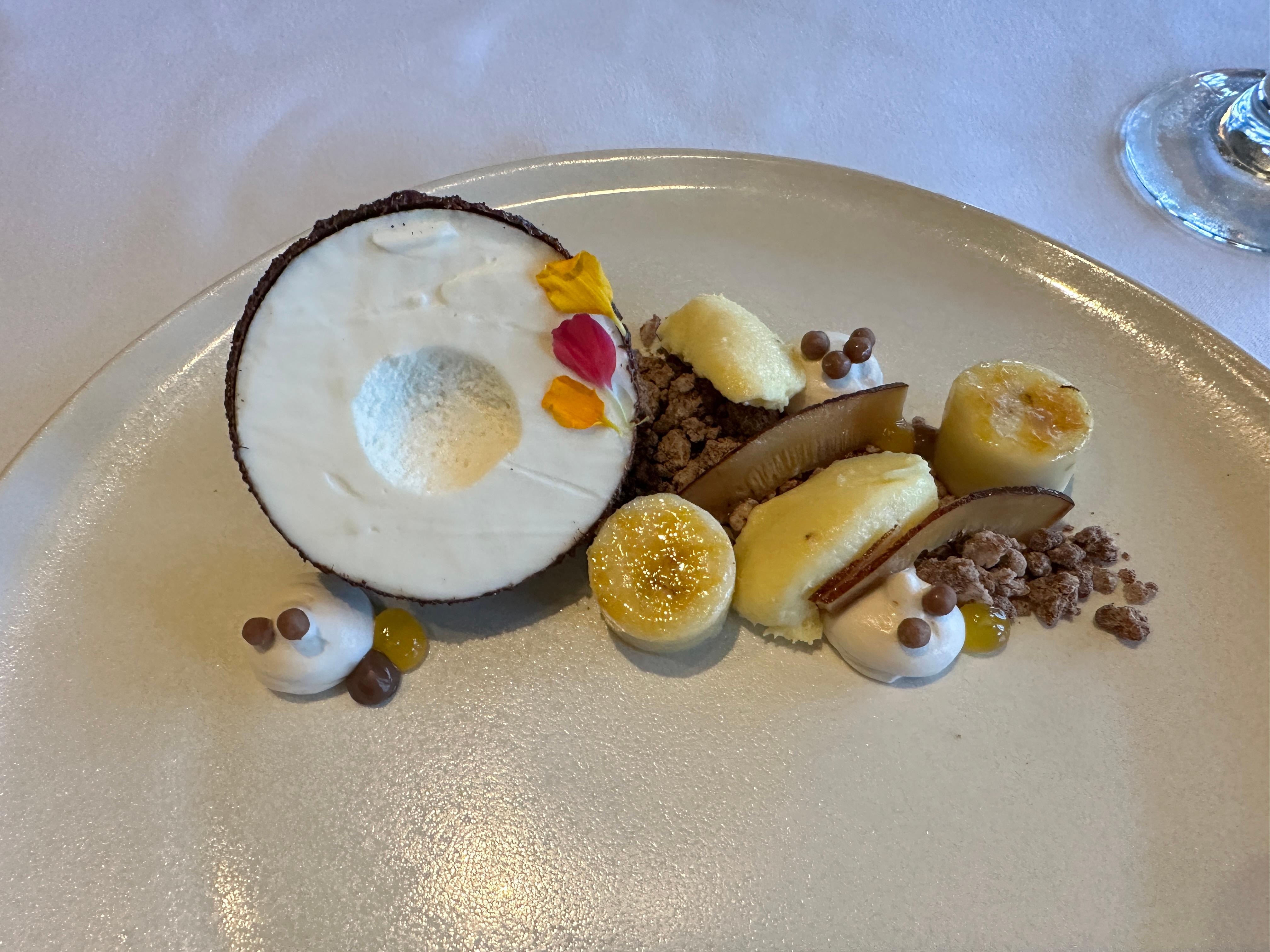 Coconut crème dessert