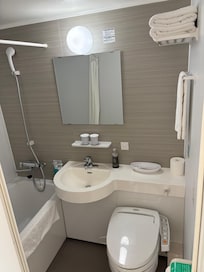 アメニティは受付に置いてあります。