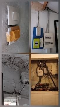 Installation électrique dangereuse et surtout non conforme !