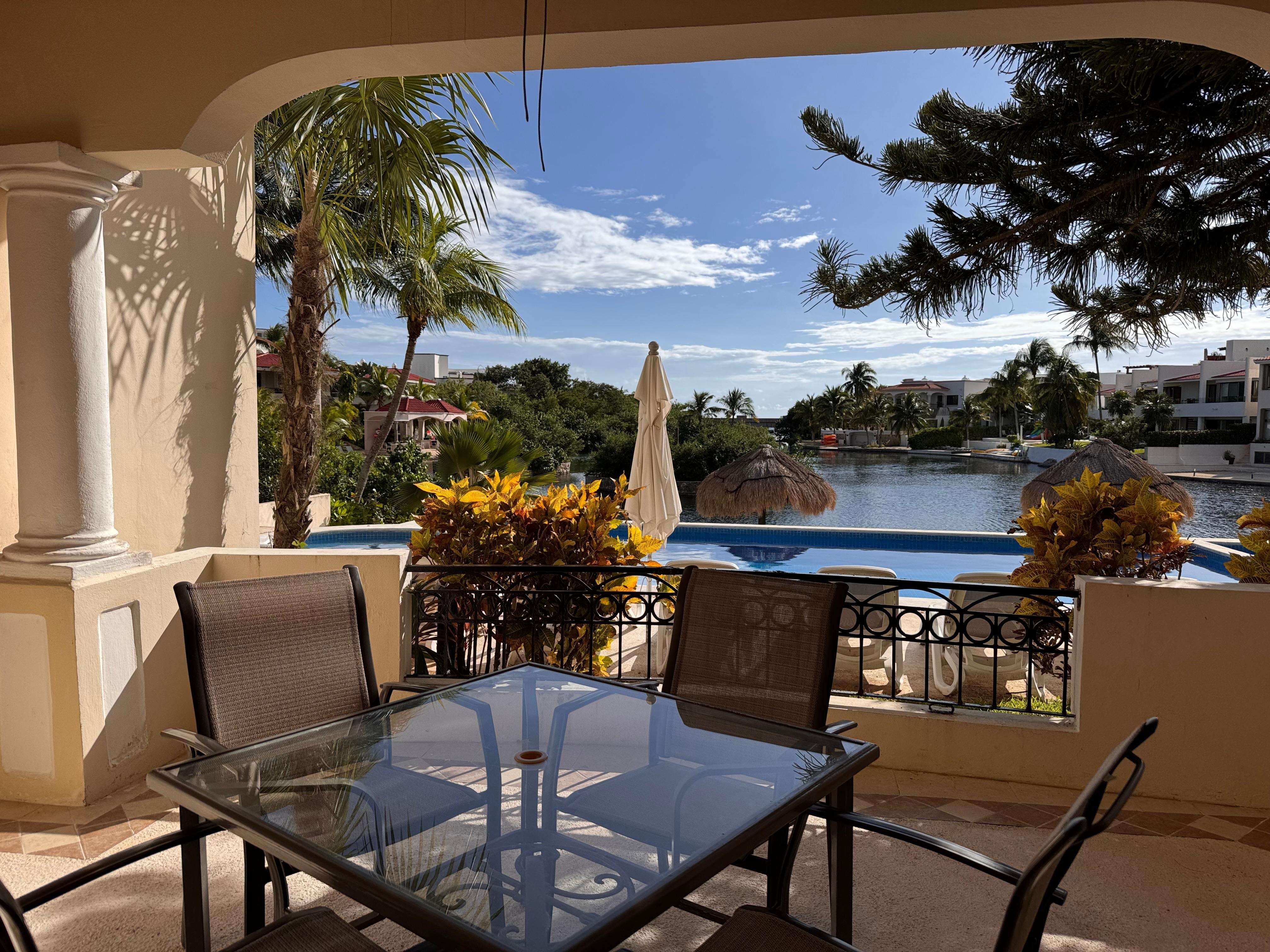 View from private patio