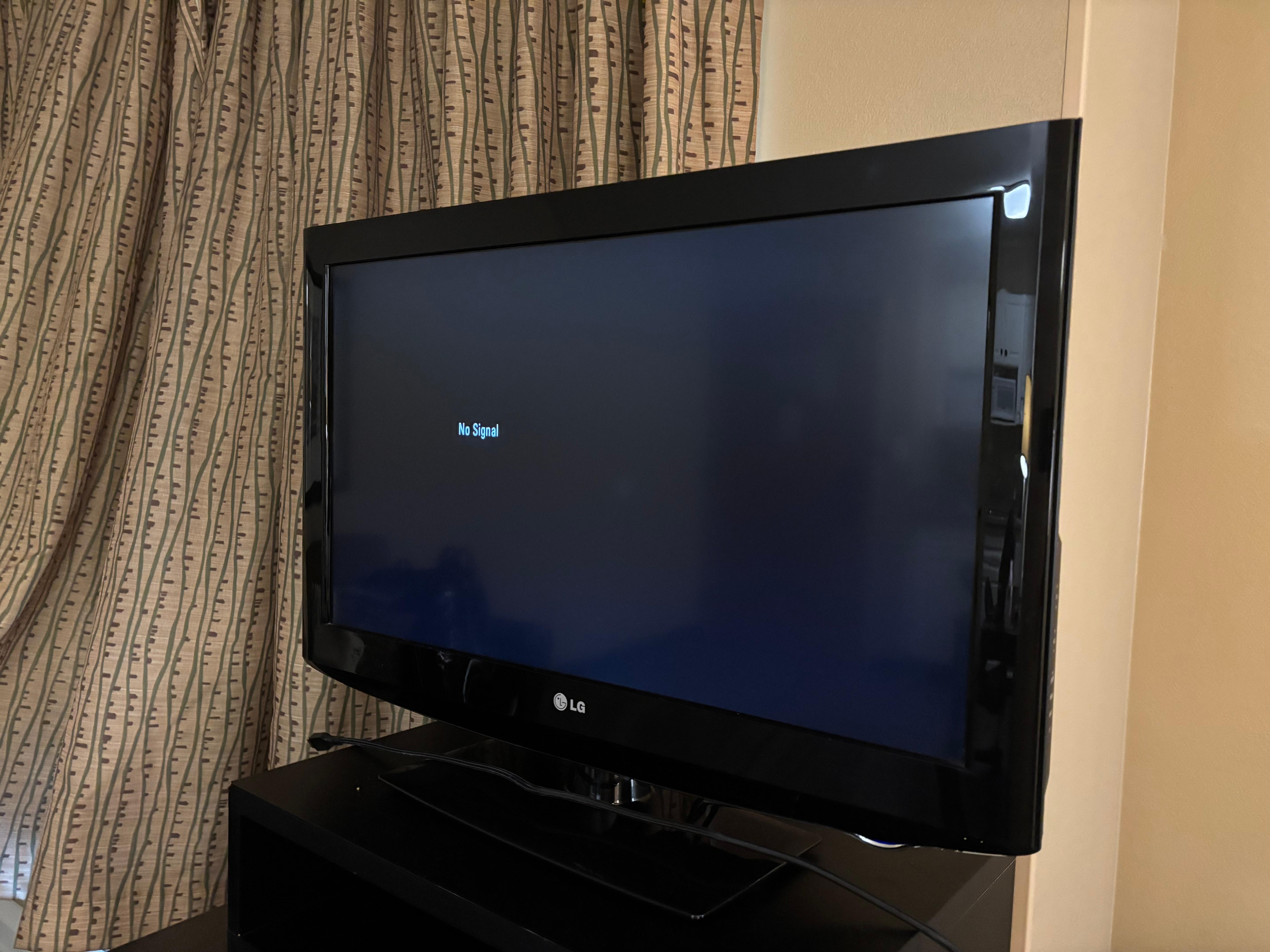 No cable when it rains