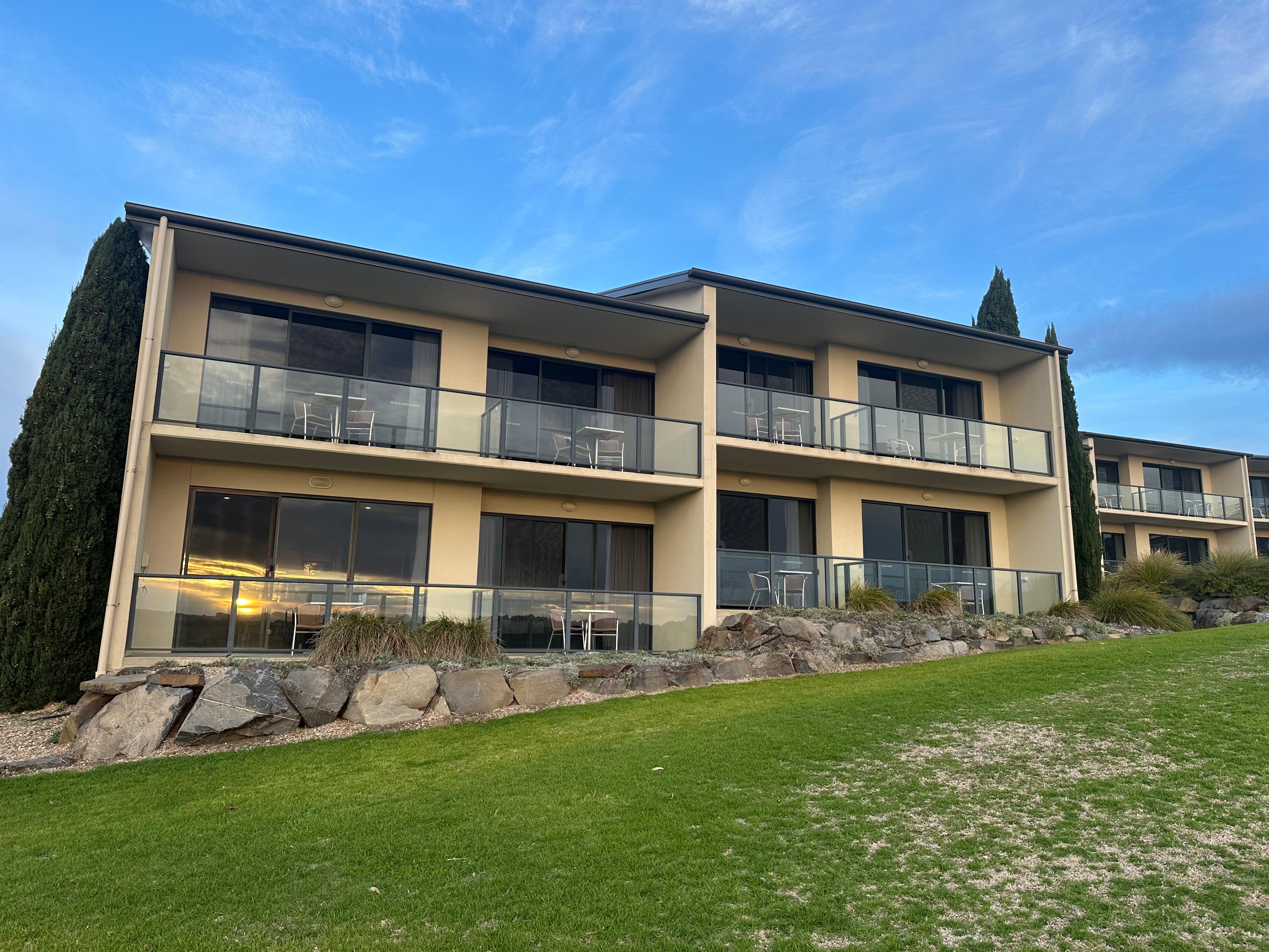 Pair of 2 bedroom units has a common entrance allowing it to function as 4 rooms if needed.