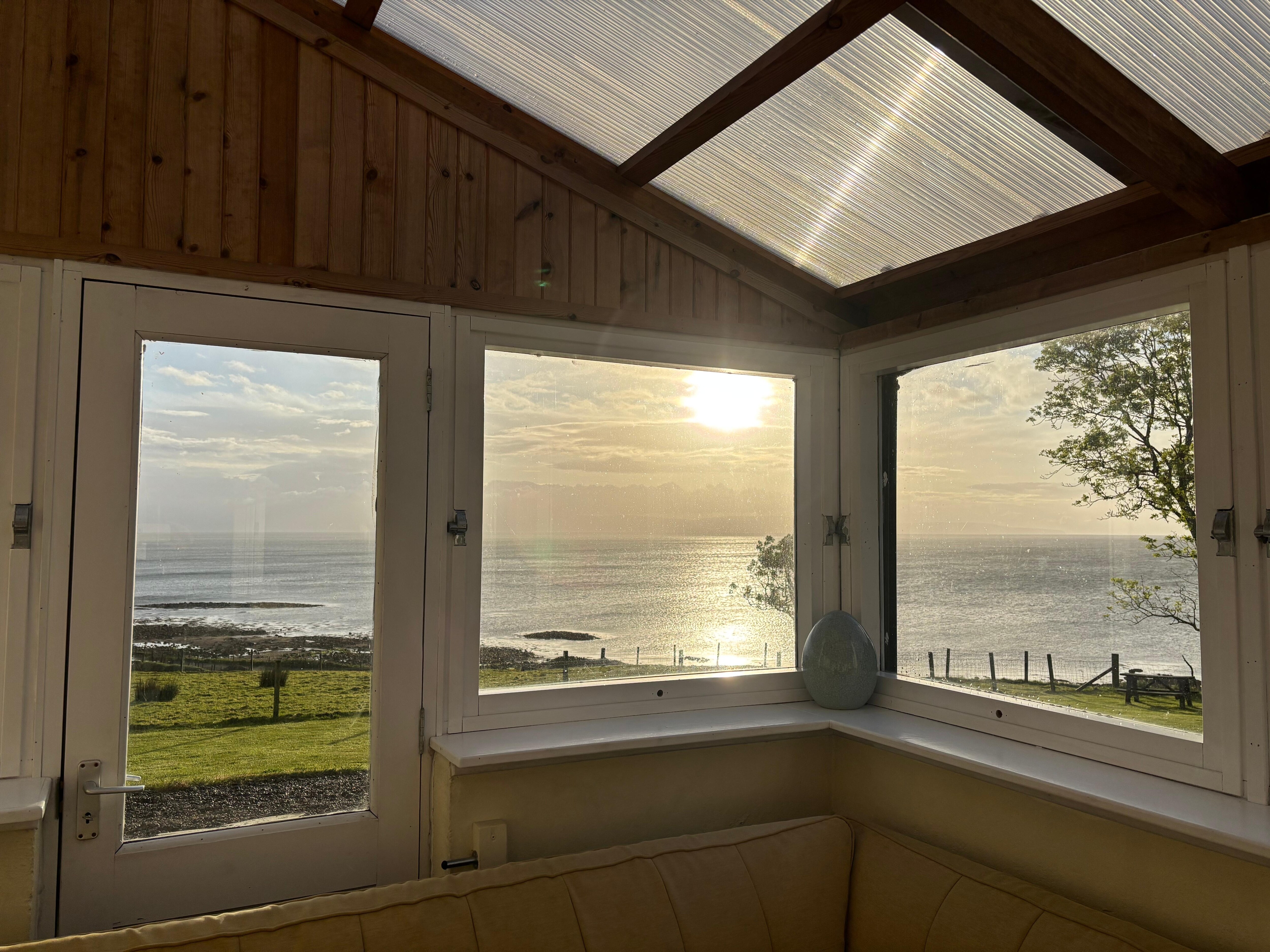 Sunrise view from the Conservatory