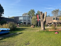 view from the garden