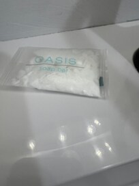 Soap so old it turned to powder
