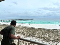 Balcony view to left