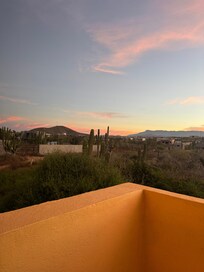 View outside the back balcony