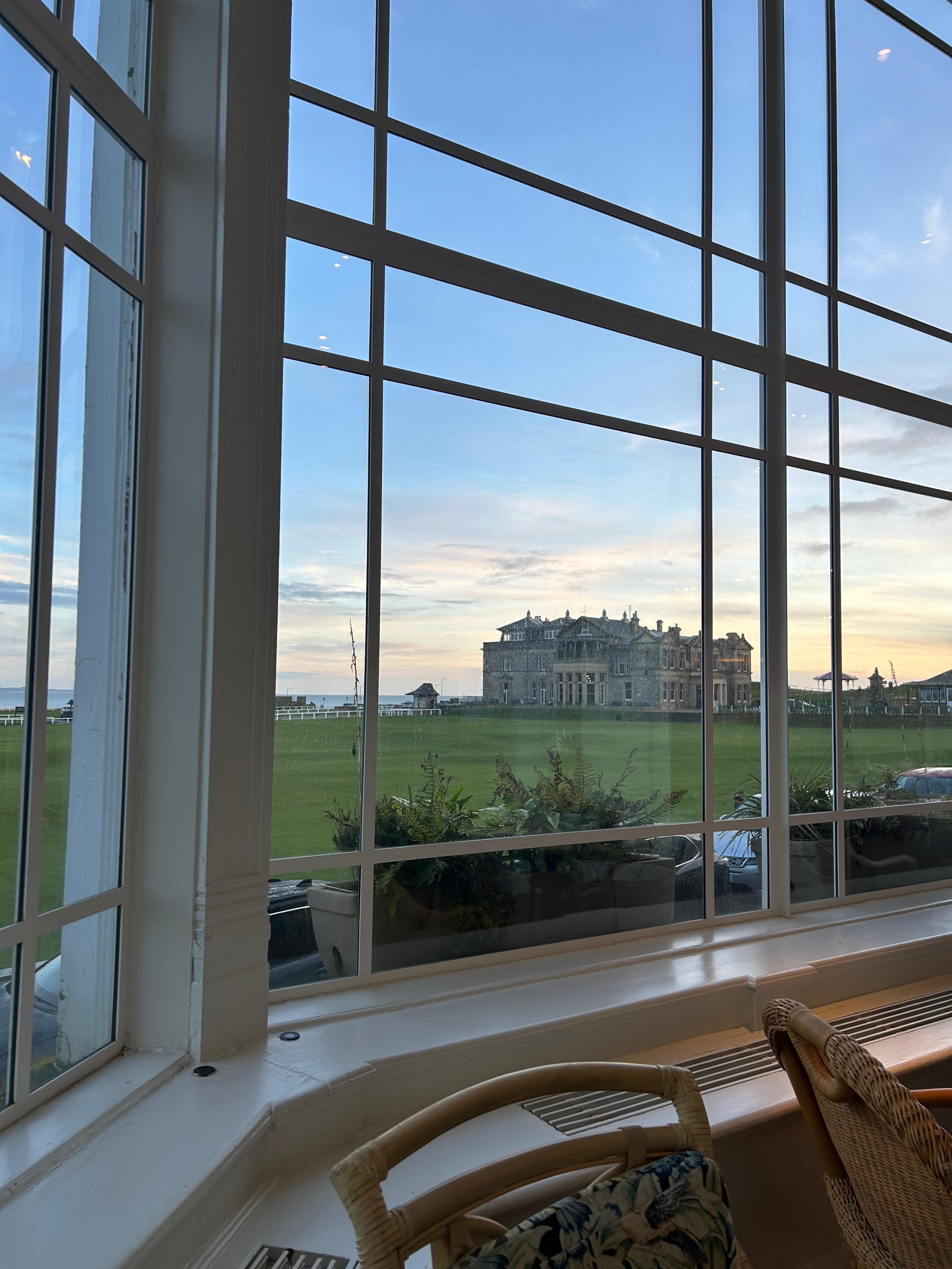 My beautiful breakfast view