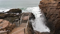 One of our many visits to Acadia included Thunder Hole during mid-day at high tide. It was spectacular.