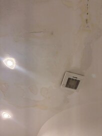 Leak in ceiling