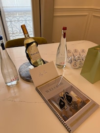 Amazing welcome package