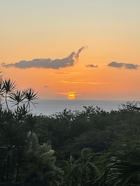 Sunset from the property