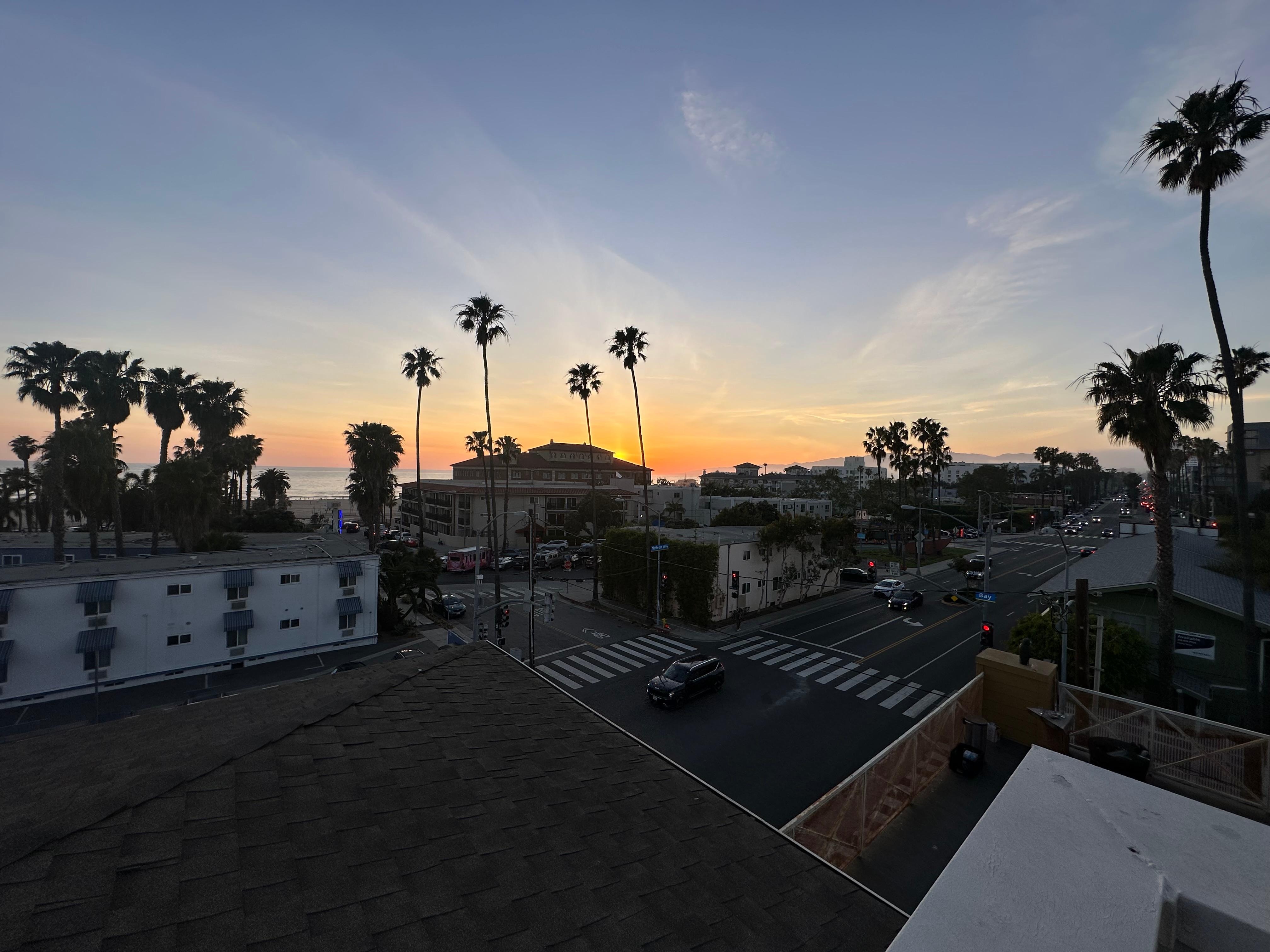 View from our balcony