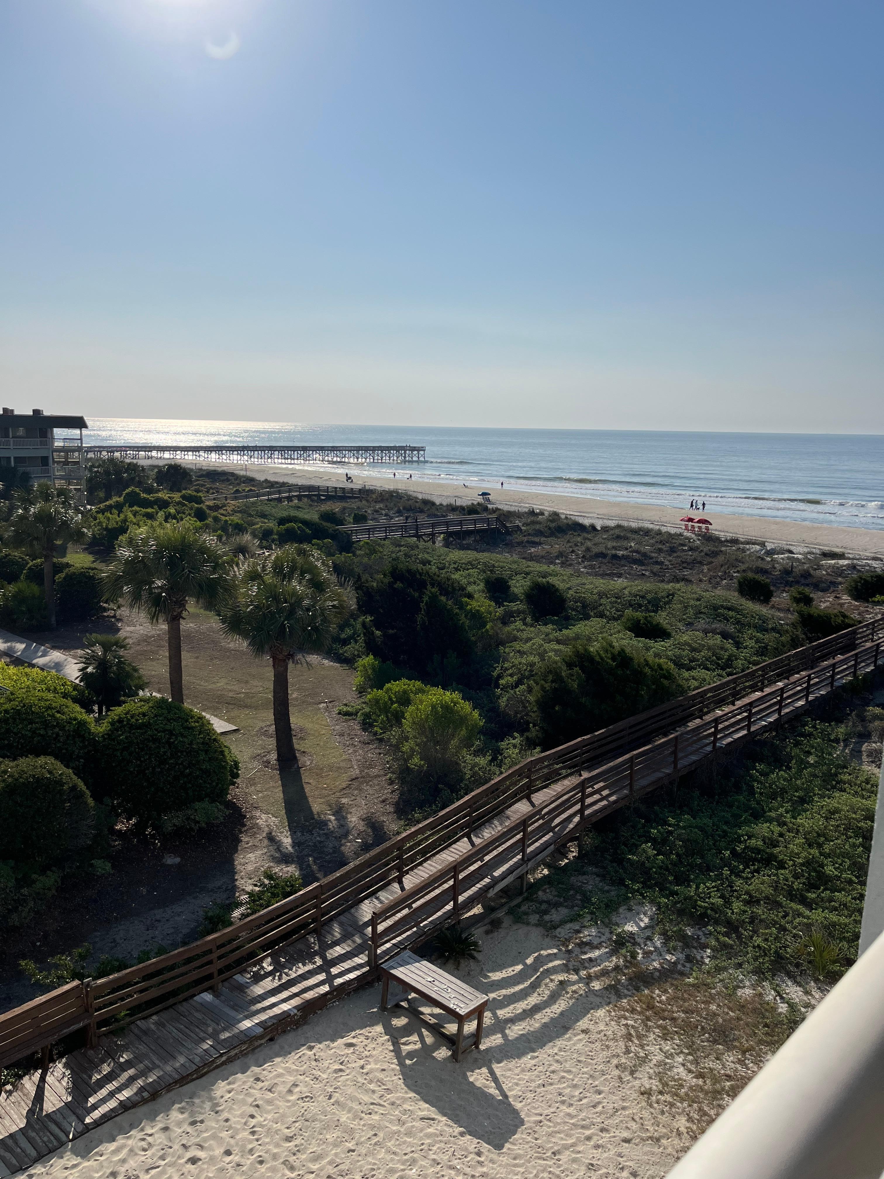 View from our balcony