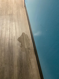 Leaked into the hallway