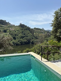 The pool and river