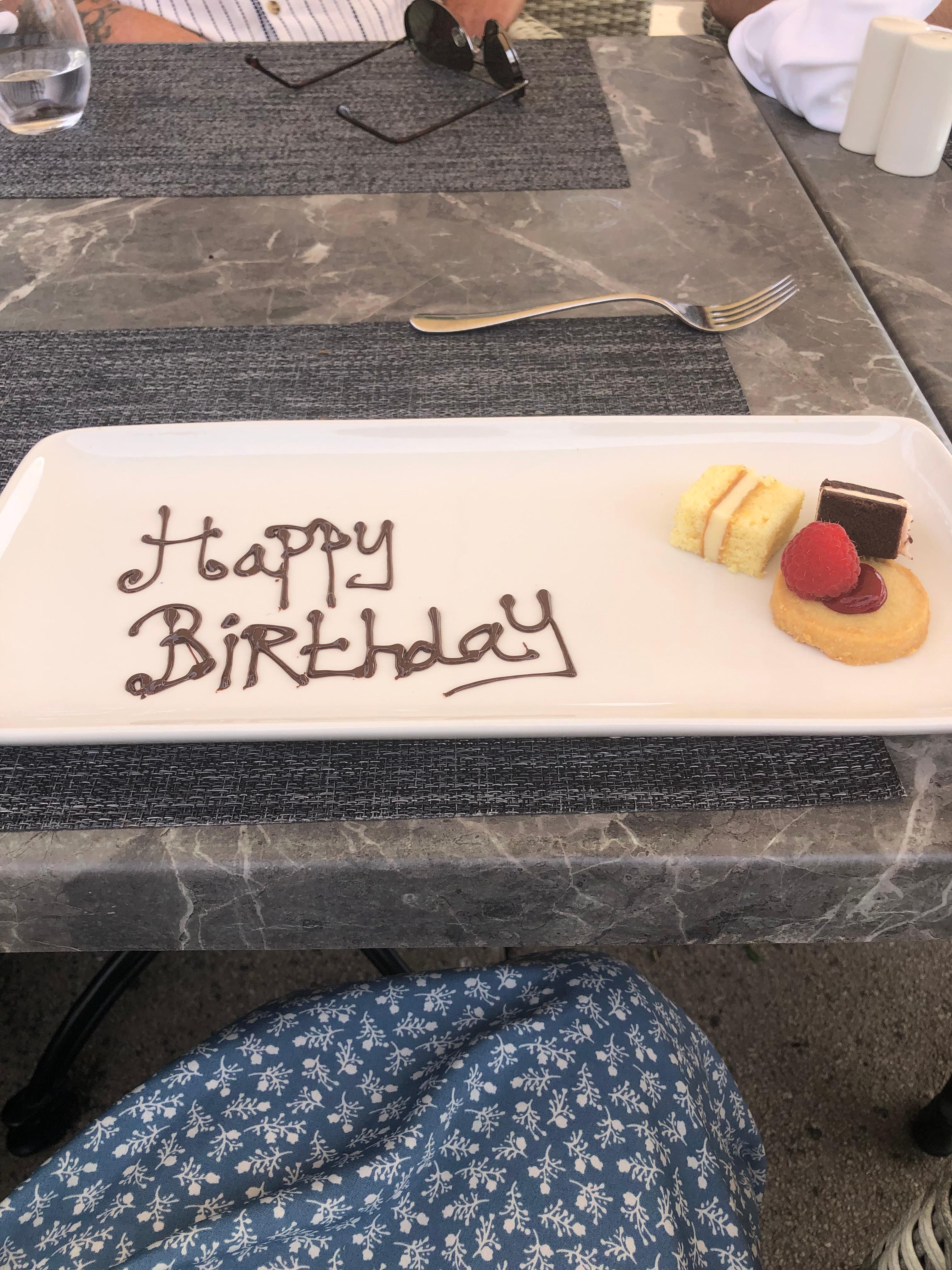 Birthday plate