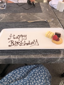 Birthday plate