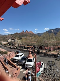 Look at the road from room balcony