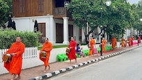 Walking distance to view The Alms ceramony.