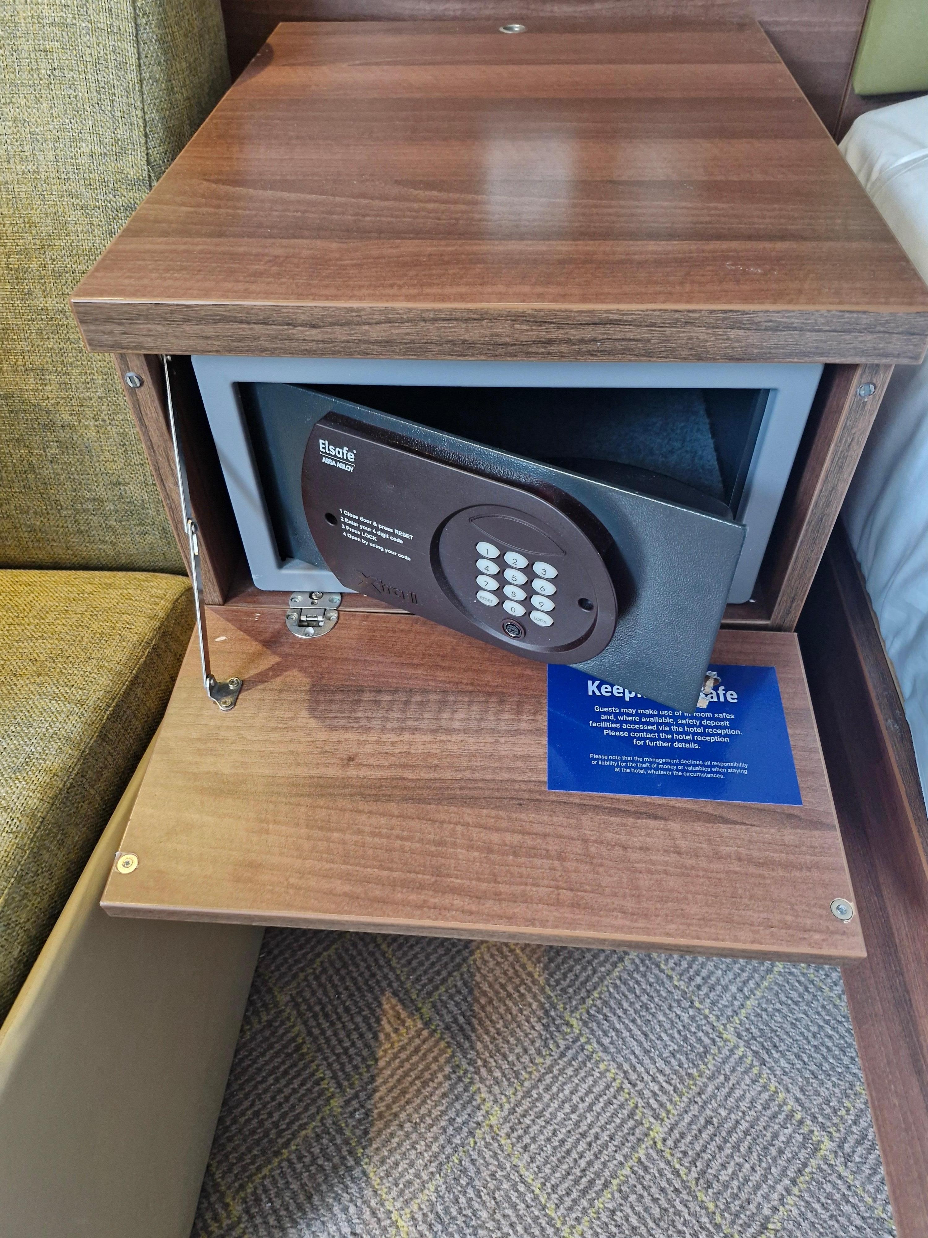 Safe, free of charge.