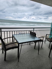 View from our balcony.