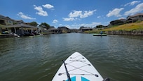 paddleboarding