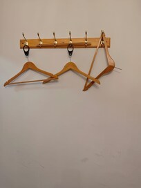 The only place to hang clothes