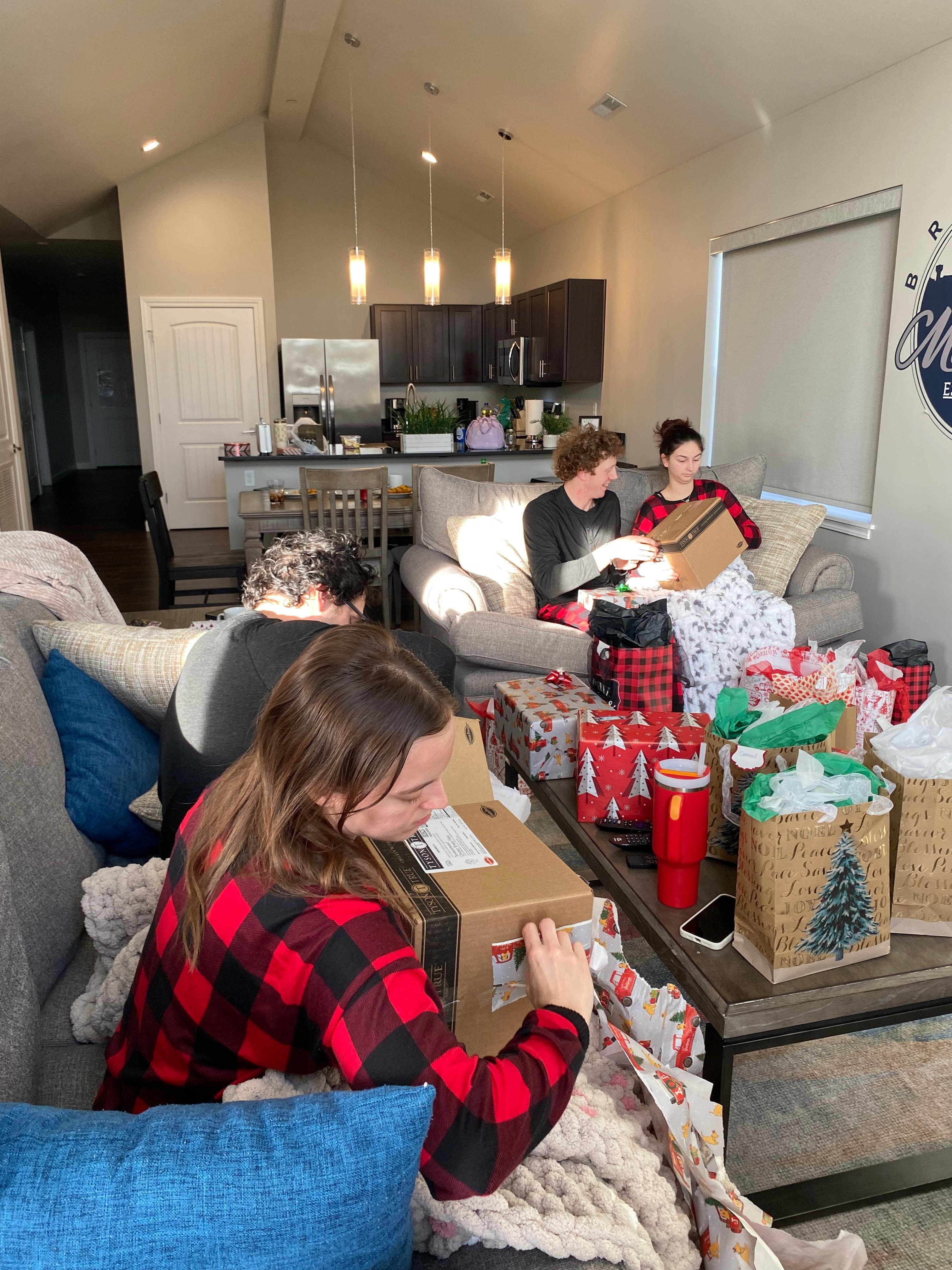 Time to open presents