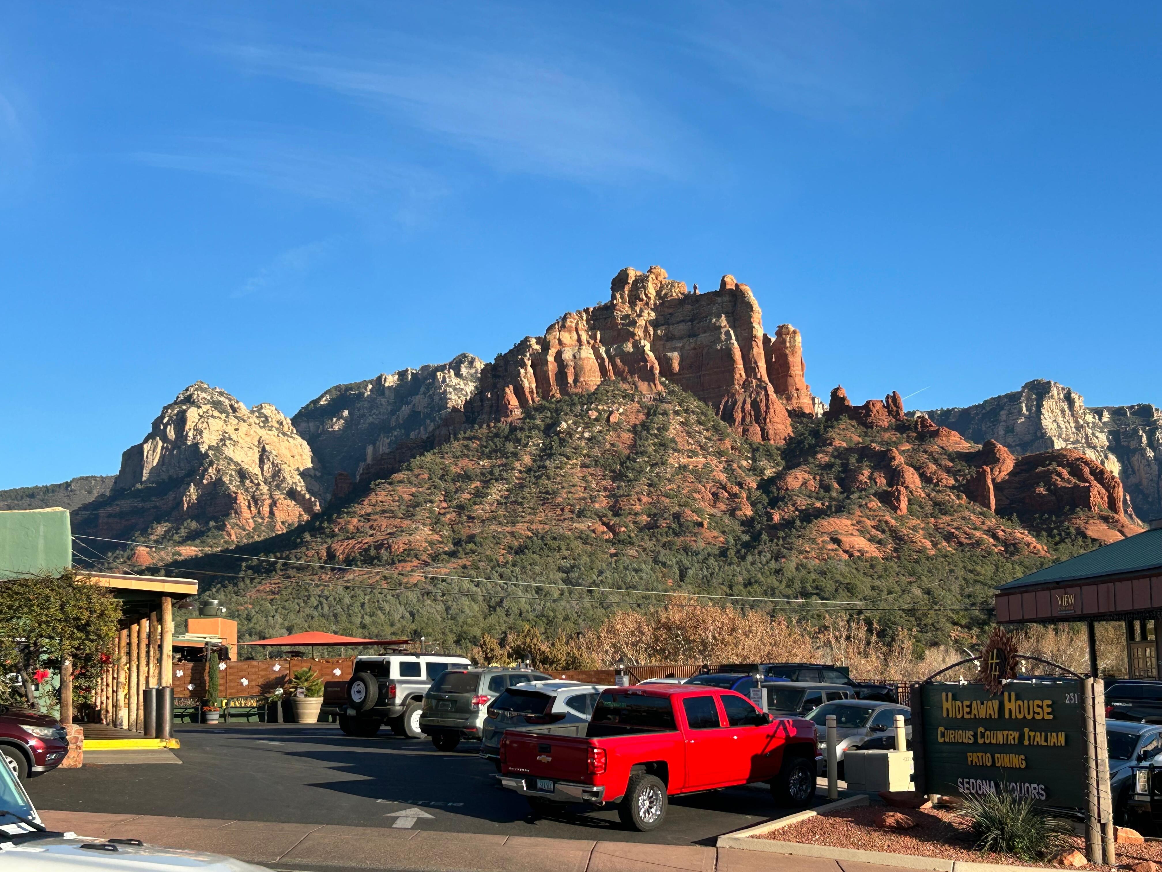 Outside my hotel-great view!