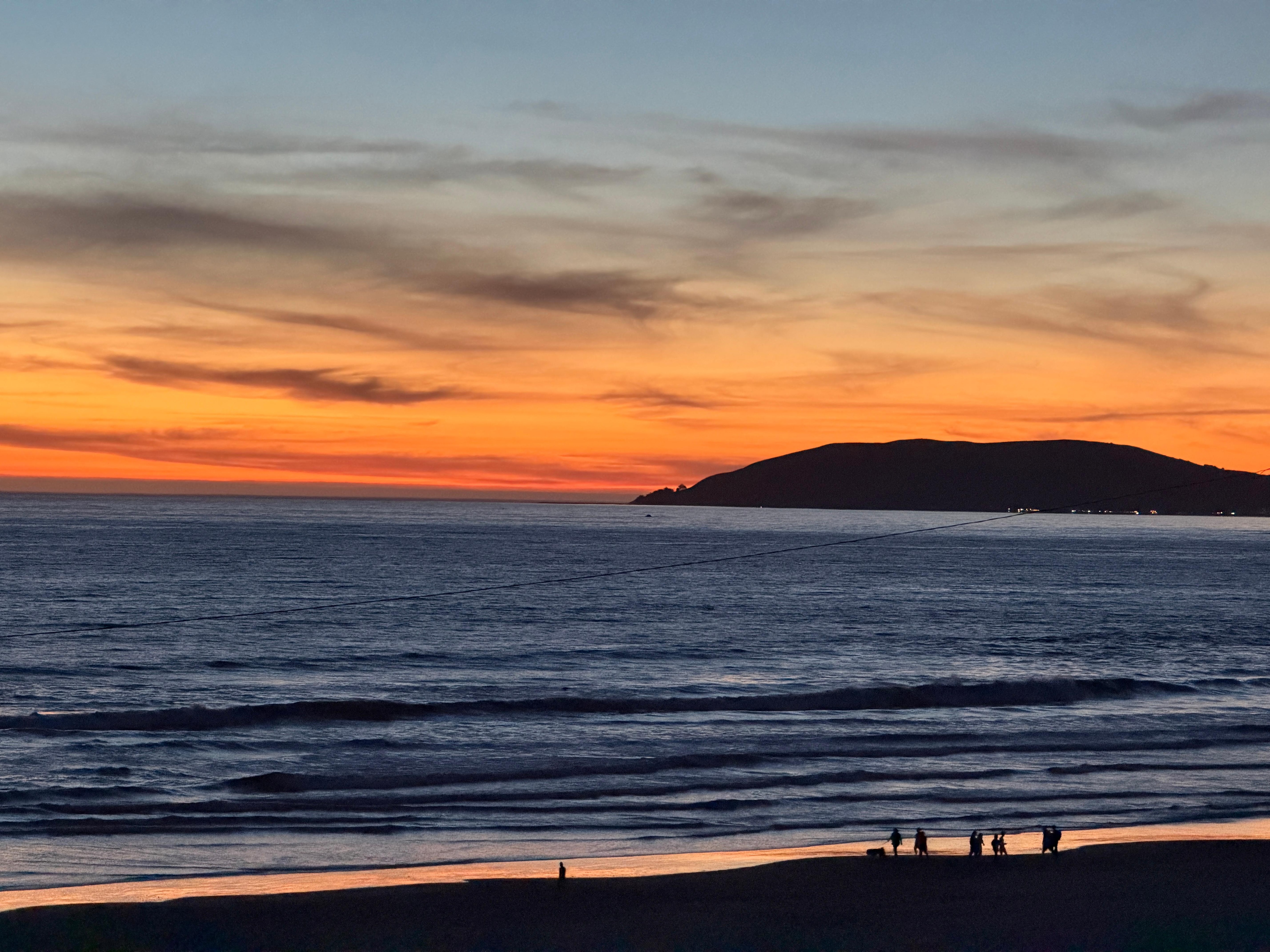 Sunset view from room. 