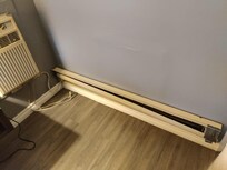 Etat du radiateur de la chambre avec la clim sur la gauche