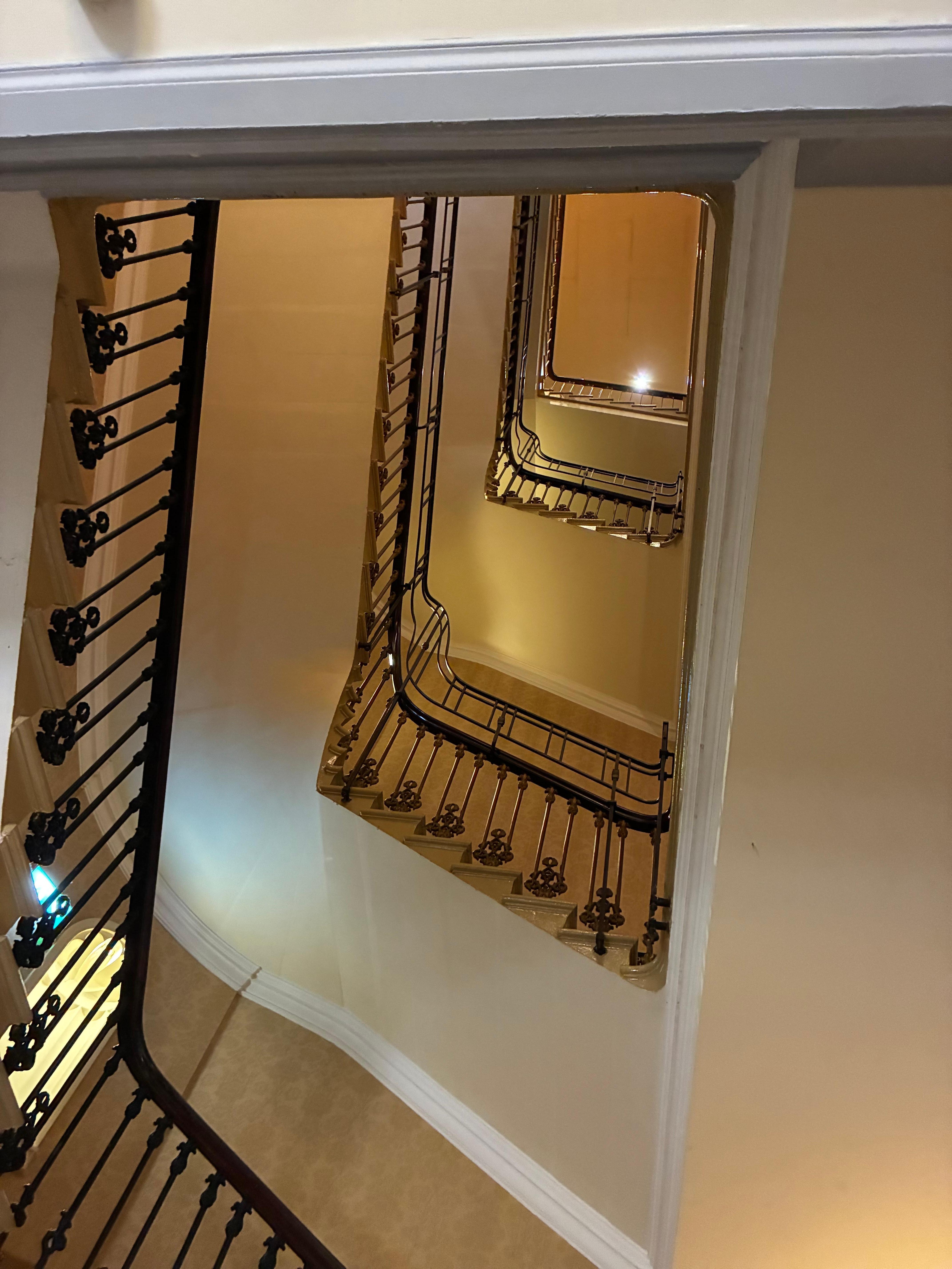 Up, up, up and away..the grand staircase