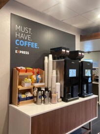 Complimentary breakfast with coffee station