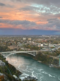 Taking from Skylon tower at sunset
