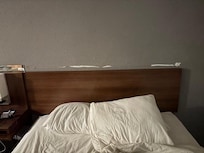 above bed needs to be fixed,