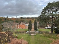 View from top of garden
