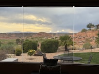 View overlooking Coral Canyon golf course from the living room